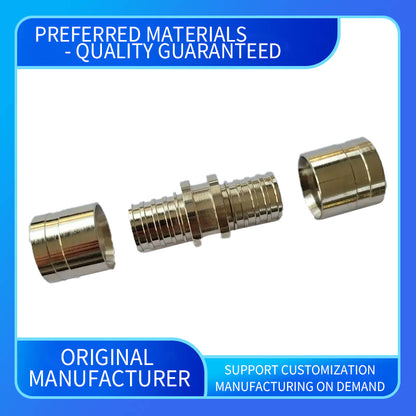 wuling Customized PEX Pipeline Hydraulic Compression Gauge Brass Y Filter Ball Valve Fittings Purification Gas Water NPT Heads (ask customer service for price)