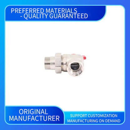 wuling 90 Degree Red Butterfly Handle Brass Nickel Plated Angle Valve(ask customer service for price)