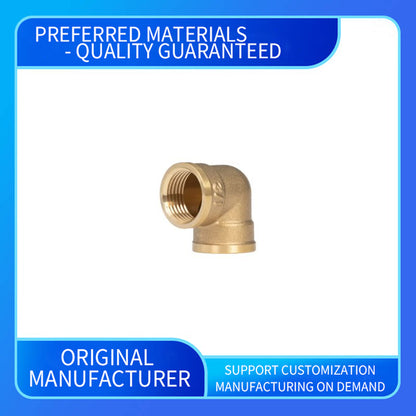 wuling Thickened equal diameter brass female threaded tee elbow pipe fittings(ask customer service for price)