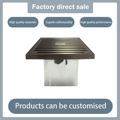 junyujinshu 15×15 straight floor drains(Price inquiry)Square and Long Odor and Insect Resistant