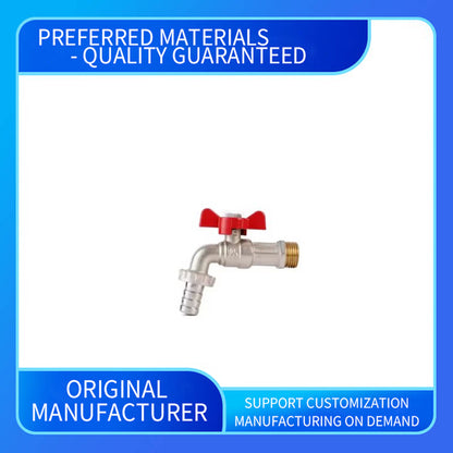 wuling Corrosion Resistant High Pressure Resistant 12" Nickel Plated Butterfly Handle Brass Faucet(ask customer service for price)