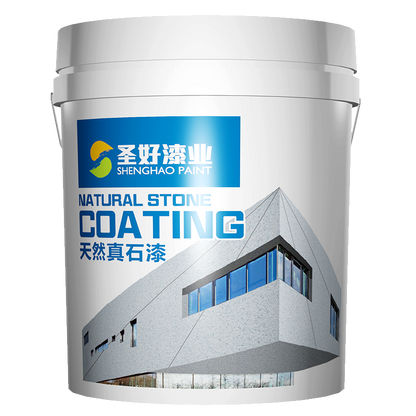 shenghao Natural Real Stone Paint  Exterior wall renovation and repair of natural colored sand