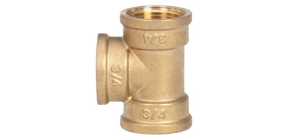 wuling Thickened equal diameter brass female threaded tee elbow pipe fittings(ask customer service for price)