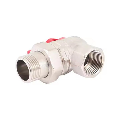 wuling 90 Degree Red Butterfly Handle Brass Nickel Plated Angle Valve(ask customer service for price)