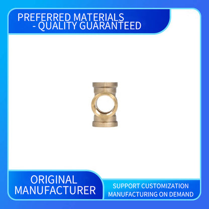 wuling Brass fittings equal diameter cross internal and external threads(ask customer service for price)