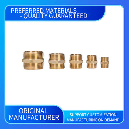 wuling Various sizes of brass isometric reducers with double male wire fittings(ask customer service for price)