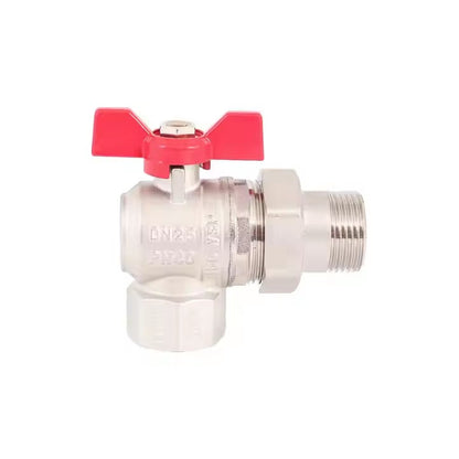 wuling 90 Degree Red Butterfly Handle Brass Nickel Plated Angle Valve(ask customer service for price)