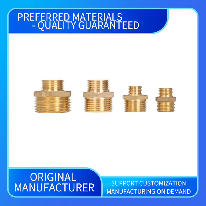 wuling Various sizes of brass isometric reducers with double male wire fittings(ask customer service for price)
