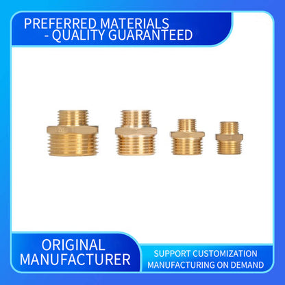 wuling Various sizes of brass isometric reducers with double male wire fittings(ask customer service for price)