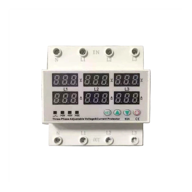 tengtai CHQ3-G series three-phase four-wire over-under-voltage protector anti-interference design over-under-voltage double protection stabilized power supply without worry (price please ask customer service)