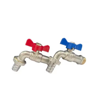 wuling Corrosion Resistant High Pressure Resistant 12" Nickel Plated Butterfly Handle Brass Faucet(ask customer service for price)