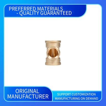 wuling Thickened equal diameter brass female threaded tee elbow pipe fittings(ask customer service for price)