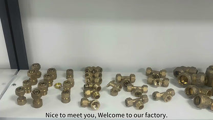 wuling Brass fittings equal diameter cross internal and external threads(ask customer service for price)