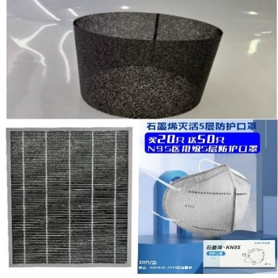 Gu Qi  Graphene bacteriostatic purification material Antibacterial material  Graphene antibacterial material  Purifying material
