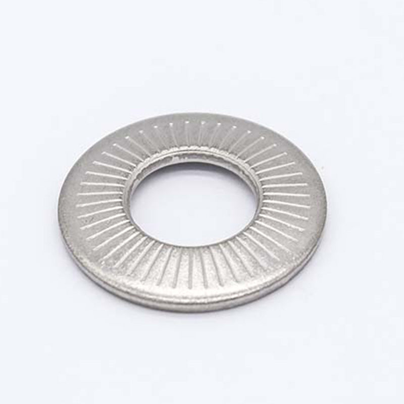 Zhenhua   Single-sided tapered printed washer    (Please consult customer service for prices)  Non-slip locking gasket  Stainless steel saddle gasket  Butterfly type single face flower tooth washer anti-slip gasket