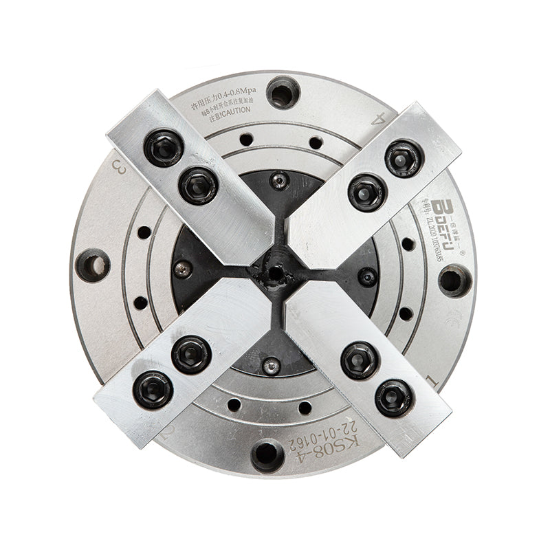 Berehanded   CIIC pneumatic four-jaw chuck    (Please refer to customer service for pricing) Gulp chuck  Four grip double acting chuck