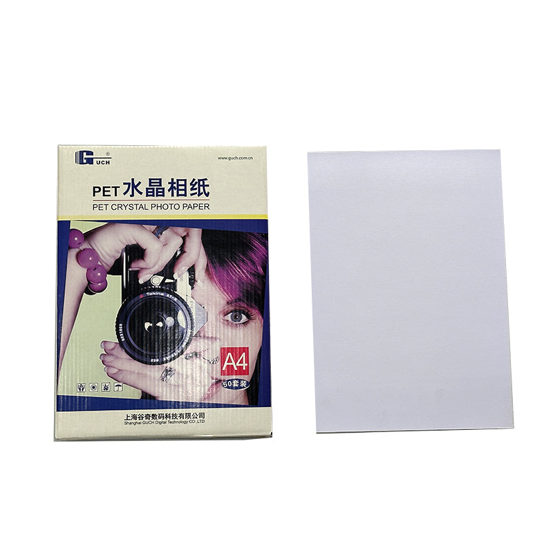 Gu Qi  Crystal photo paper Crystal waterproof photo paper Crystal backed adhesive paper Photo paper