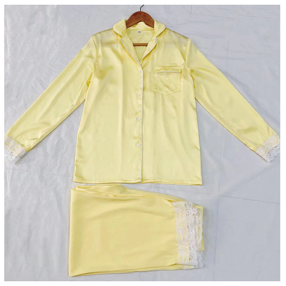 Shushengtang    Imitation silk pajamas   (Please refer to customer service for pricing)