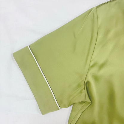 Shushengtang   Artificial silk pajamas summer dress    (Please refer to customer service for pricing)